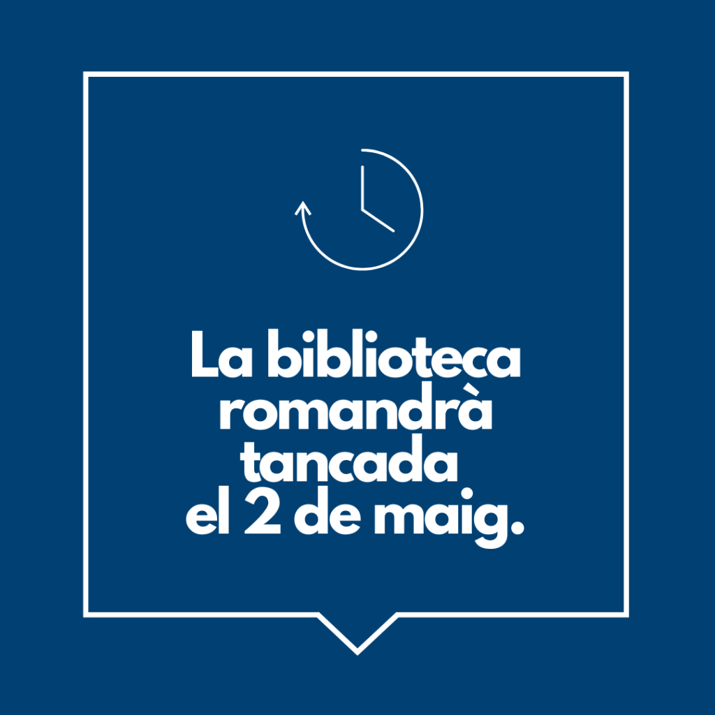 Tancat el 2 de maig